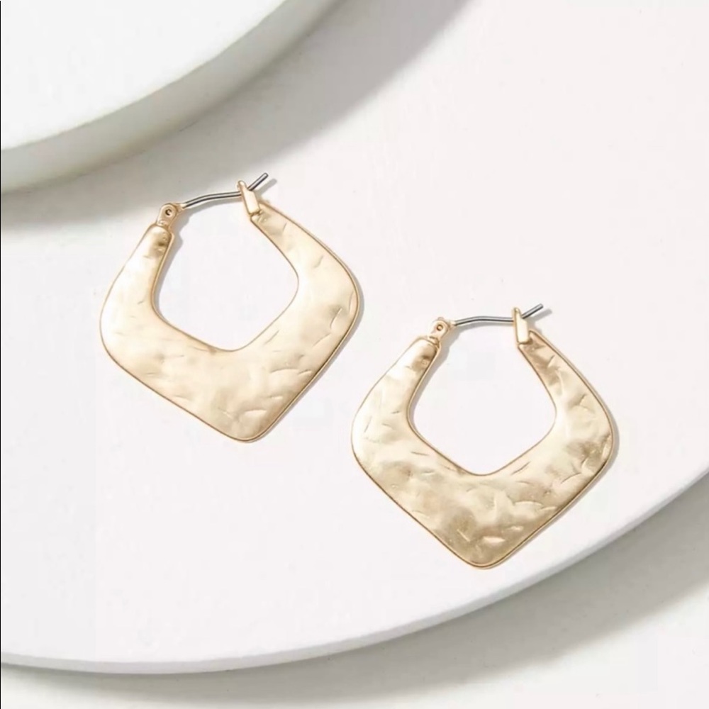 Loft Geo hoop earring